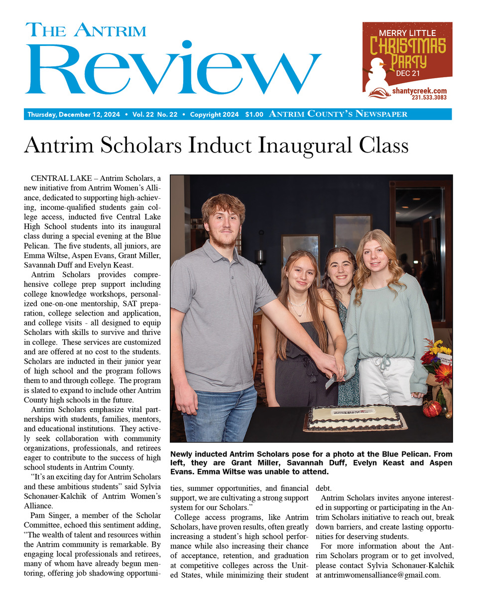Antrim Scholars Induct Inaugural Class Antrim Scholars Induct Inaugural Class